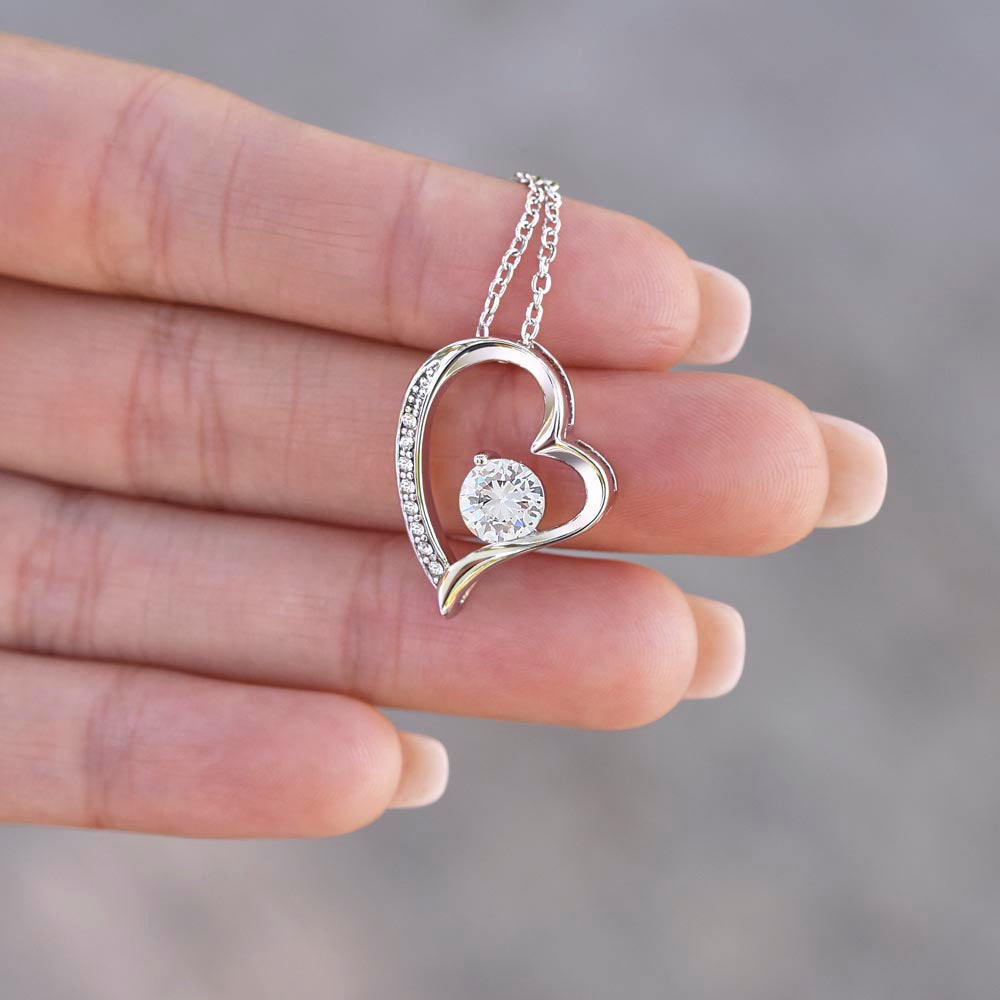 Sterling Silber Halskette - An meinen Schatz - Ich liebe dich