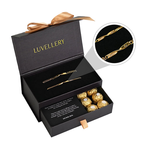 Luvellery Personalisierte Armbänder - An meinen Schatz