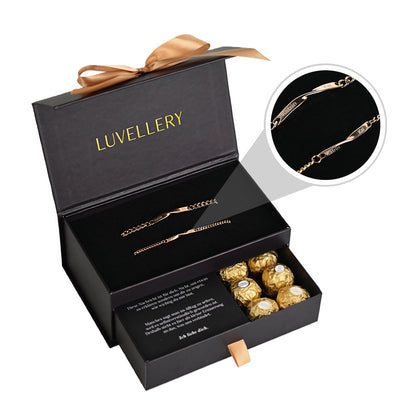 Luvellery Personalisierte Armbänder - An meinen Schatz
