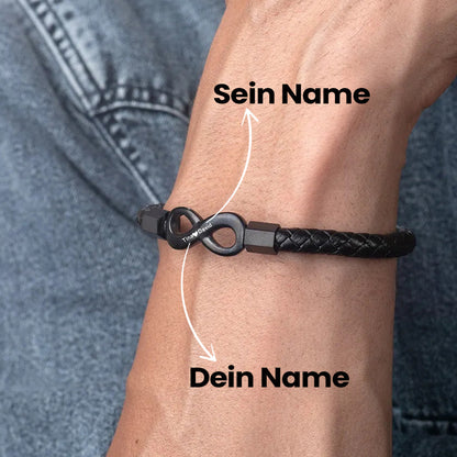 Personalisiertes Armband - Endlose Liebe "An meinen Mann"