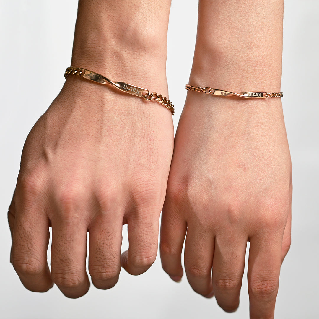 Luvellery Personalisierte Armbänder - An meinen Schatz