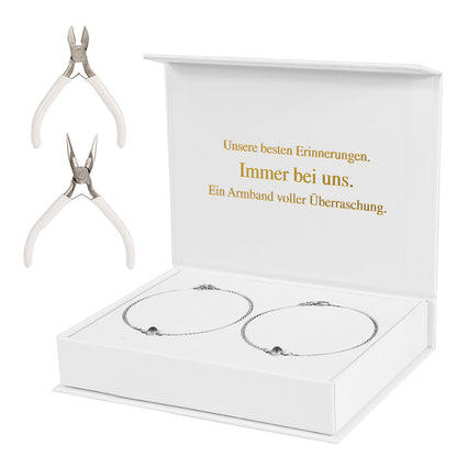 Luvellery Permanent Armbänder mit Personalisiertem Foto