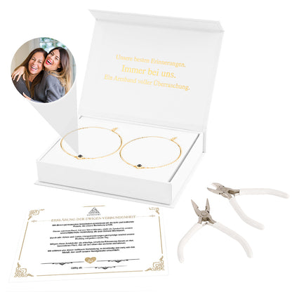 Luvellery Permanent Armbänder mit Personalisiertem Foto