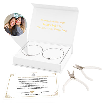 Luvellery Permanent Armbänder mit Personalisiertem Foto