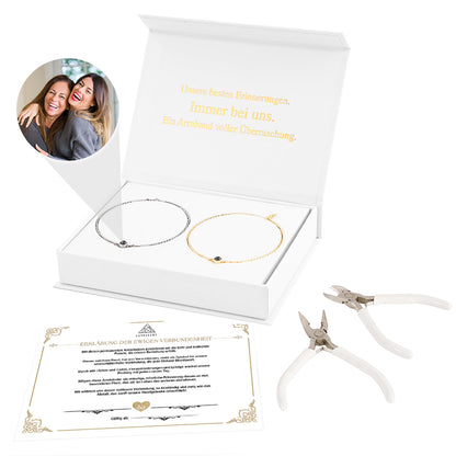 Luvellery Permanent Armbänder mit Personalisiertem Foto
