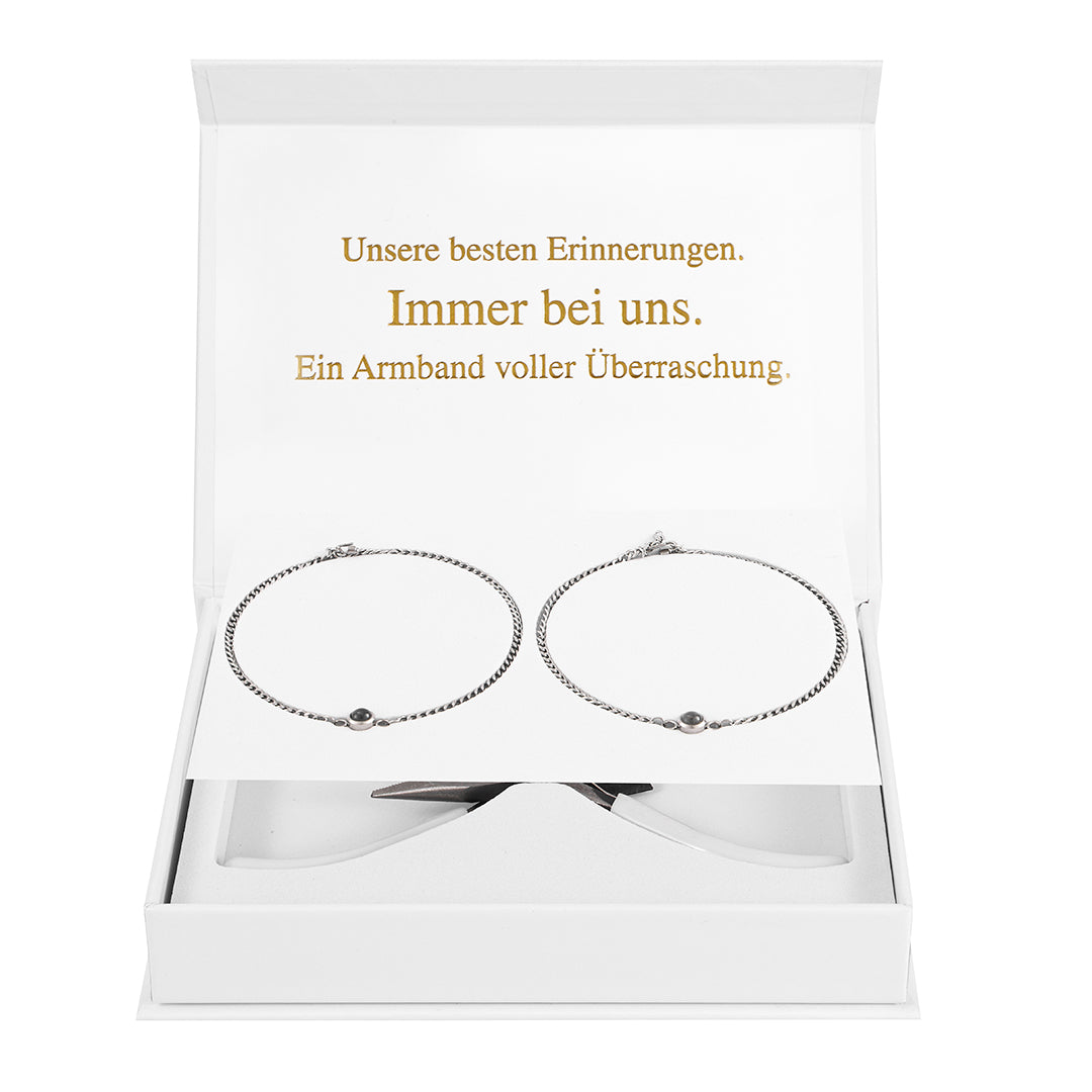 Luvellery Permanent Armbänder mit Personalisiertem Foto