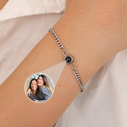 Luvellery Permanent Armbänder mit Personalisiertem Foto